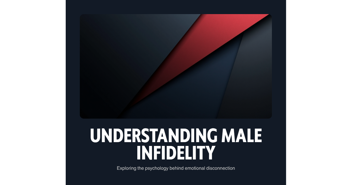 Why Man Why Men Cheat: The Psychology of Male Infidelity and Emotional ...